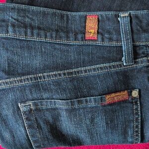 7 For All Mankind Indigo Denim Jeans